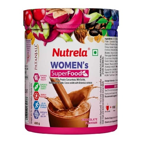 1 - Nutrela Women's Superfood,  Chocolate  400 g 