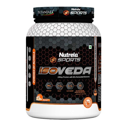 1 - Nutrela Sports Patanjali Isoveda Whey Protein Isolate,  2.2 lb  Malai Kulfi 