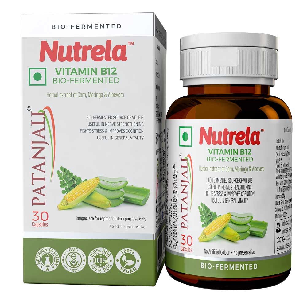 Nutrela Vitamin B12 Bio-Fermented, 30 capsules Unflavoured-image-7