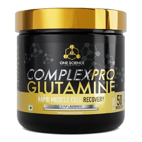 1 - One Science Complex Pro Glutamine,  0.55 lb  Unflavoured 