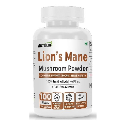 1 - NutriJa Lion's Mane Mushroom Powder, 100 g