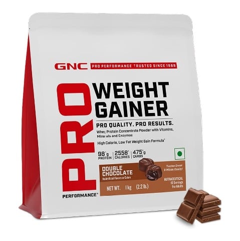 1 - GNC Pro Performance Weight Gainer,  2.2 lb  Double Chocolate 