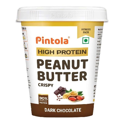 1 - Pintola High Protein Peanut Butter,  0.510 kg  Dark Chocolate Crispy 