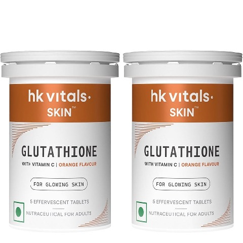 HealthKart HK Vitals Glutathione Effervescent Orange 10 Tabs