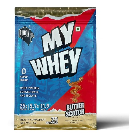 1 - Gibbon Nutrition My Whey,  2.2 lb  Butterscotch 