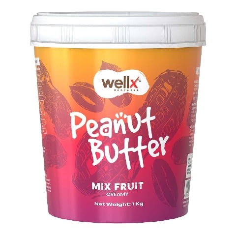 1 - WellX Oats,  1 kg  Chocolate Peanut Butter 