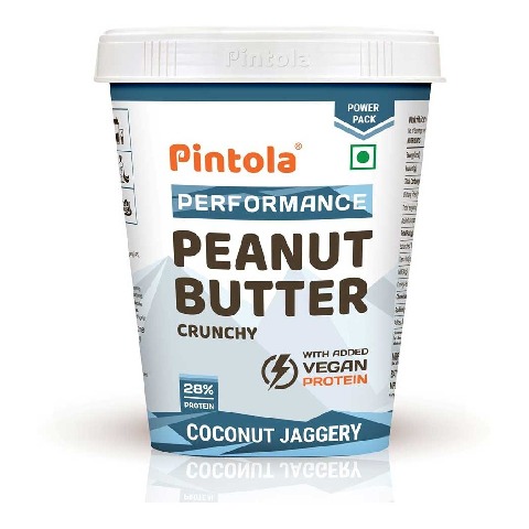 1 - Pintola Coconut Jaggery Performance Series Peanut Butter,  0.510 kg  Crunchy 