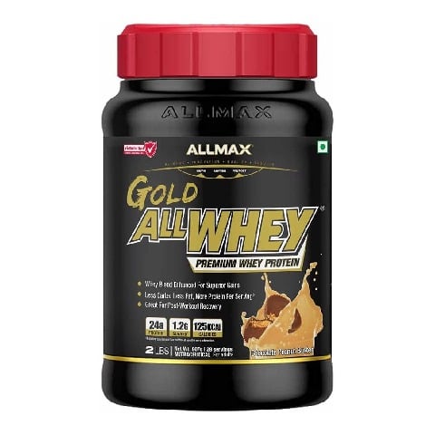 1 - Allmax Gold Allwhey Premium Whey Protein, 2 lb Chocolate Peanut Butter
