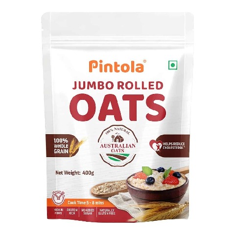 1 - Pintola Jumbo Rolled Oats,  400 g  Natural 