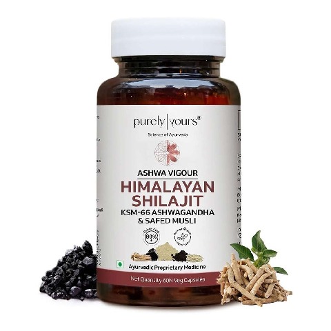 1 - Purely Yours Ashwa Vigour Himalayan Shilajit,  60 veggie capsule(s) 