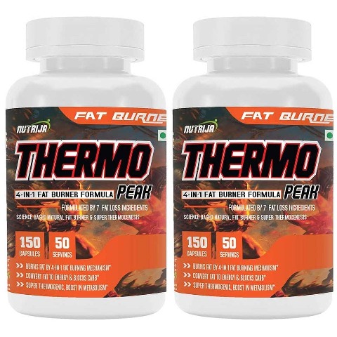 NutriJa Thermo Peak, 150 capsules Unflavoured (Pack of 2)