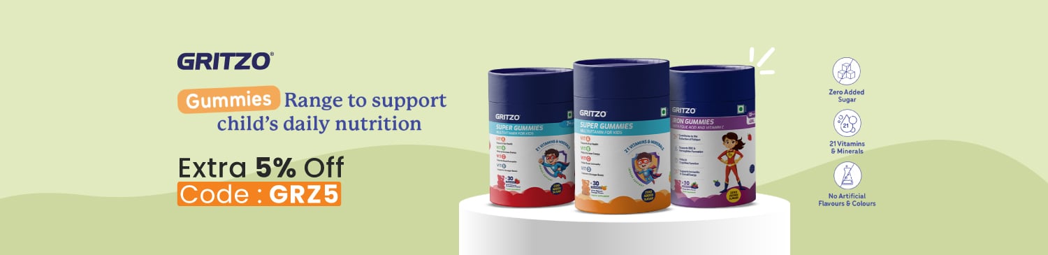 Gritzo Gummies Range | Extra 5% Off | GRZ5