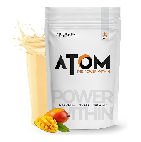 1 - AS-IT-IS Nutrition ATOM Plant Protein Complex,  2.2 lb  Mango Fusion 