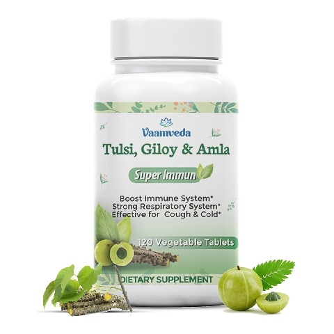 Vaamveda Tulsi Giloy Amla Immunity Booster Supplements,  120 tablet(s) 