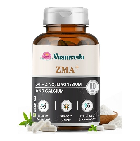 Vaamveda ZMA+,  60 tablet(s)  Unflavoured 