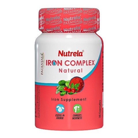 1 - Nutrela Iron Complex,  30 capsules 