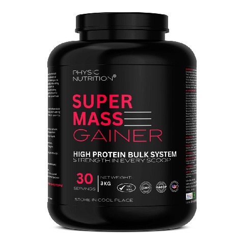 1 - Physic Nutrition Super Mass Gainer,  6.6 lb  Coffee 