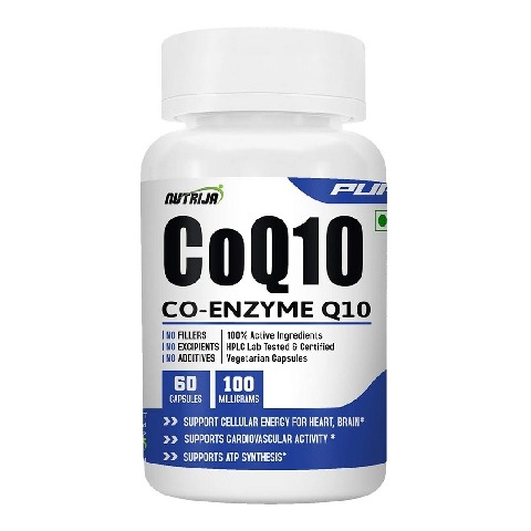 1 - NutriJa CoQ10 (Coenzyme Q10) 100mg,  60 capsules 
