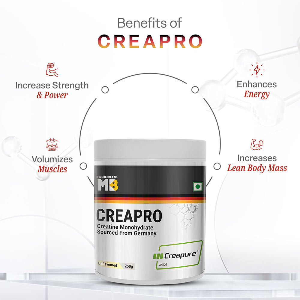 CreaPRO Creatine with Creapure Powder from Germany 250 g Unflavoured CreaPRO Creatine with Creapure Powder from Germany 250 g Unflavoured