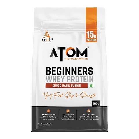 1 - AS-IT-IS Nutrition ATOM Beginners Whey Protein,  1.1 lb  Choco Hazel Fusion 