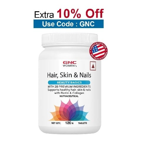 GNC Women's Hair Skin and Nails,  120 tablet(s)  Unflavoured 