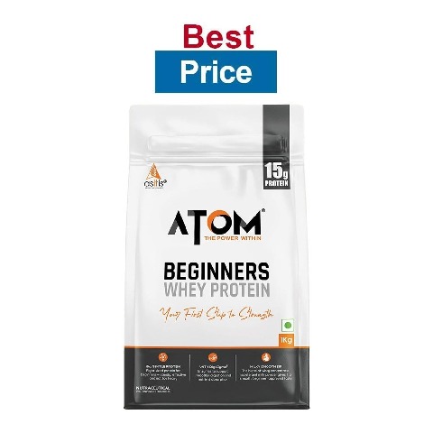 AS-IT-IS Nutrition ATOM Beginners Whey Protein,  2.2 lb  Choco Hazel Fusion 