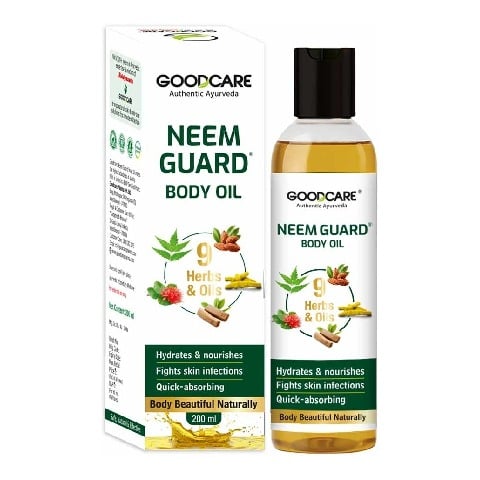 1 - Goodcare Neem Guard Body Oil, 200 ml for All Skin Types