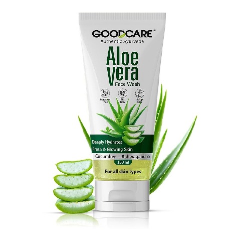 1 - Goodcare Aloe Vera Face Wash,  100 ml  for All Skin Types 