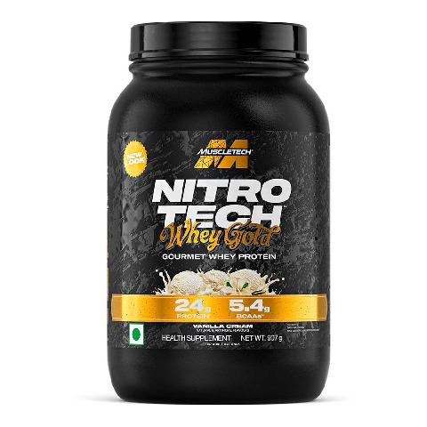 1 - MuscleTech Nitrotech Whey Gold,  2 lb  French Vanilla Cream 