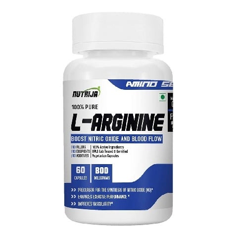 1 - NutriJa L-Arginine 800mg,  60 capsules 