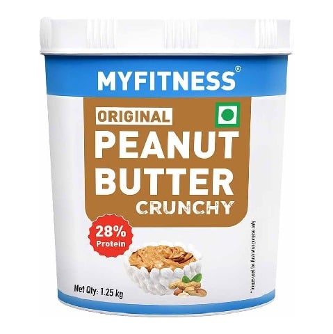 1 - Myfitness by brnd.me Original Peanut Butter,  1.25 kg  Crunchy 