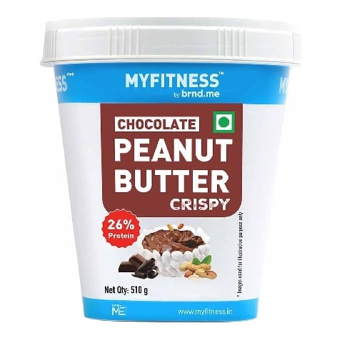 1 - Myfitness by brnd.me Chocolate Peanut Butter,  510 g  Crispy 