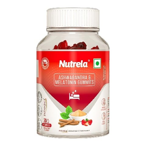 1 - Nutrela Ashwagandha & Melatonin,  30 gummies 