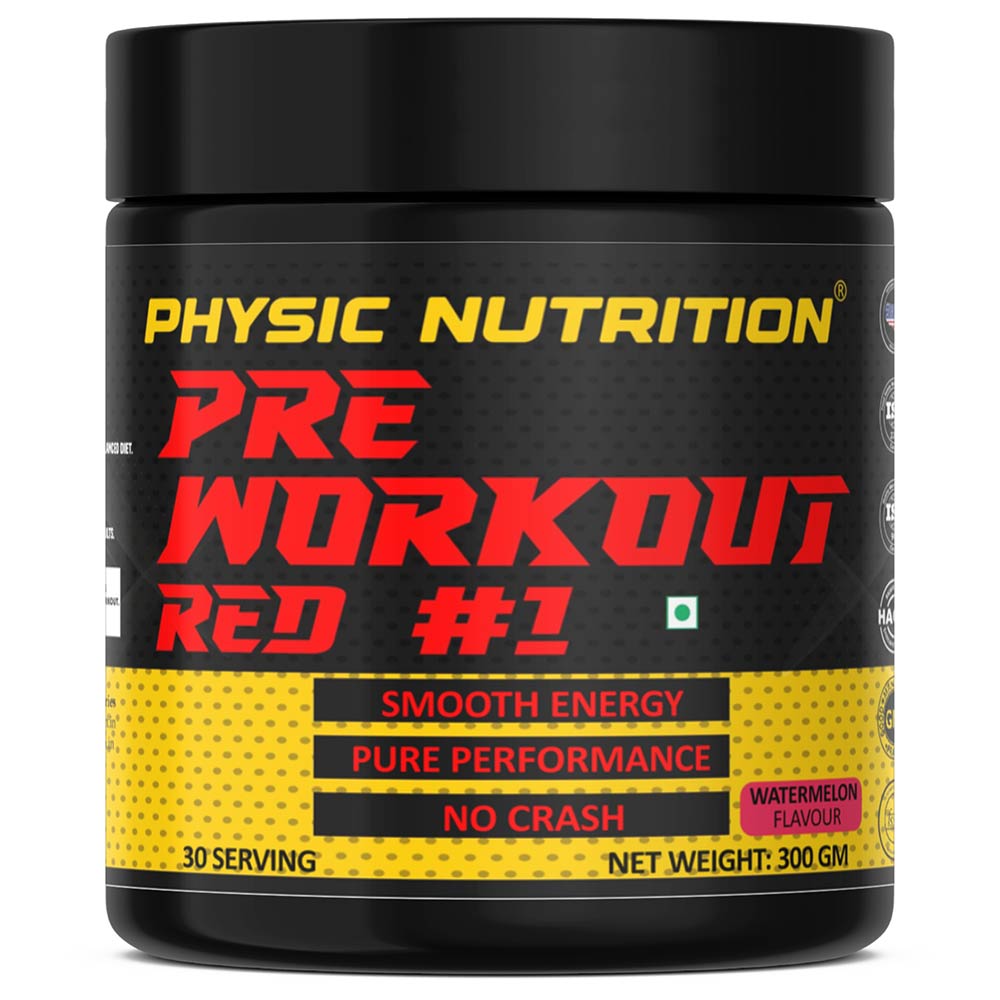 Physic Nutrition Pre-Workout Red #1, 0.66 lb Watermelon-picture-35