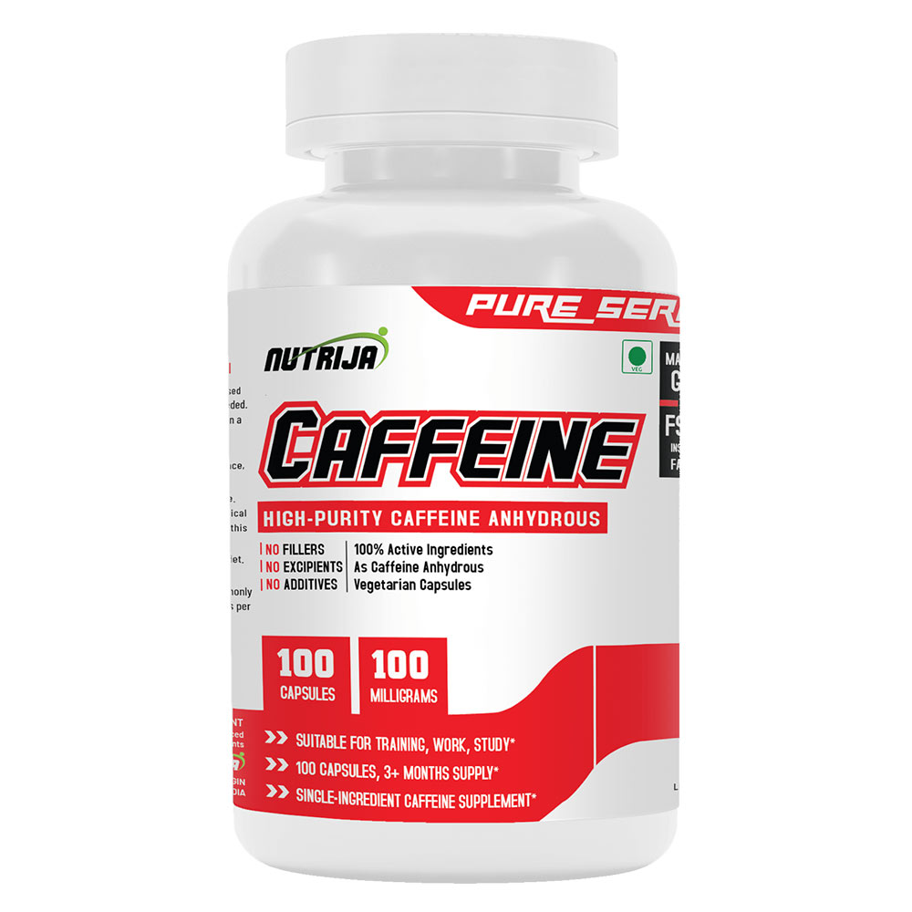 NutriJa Caffeine 100mg, 100 capsules Unflavoured-picture-49