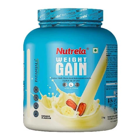 1 - Nutrela Weight Gainer,  4.4 lb  Banana 