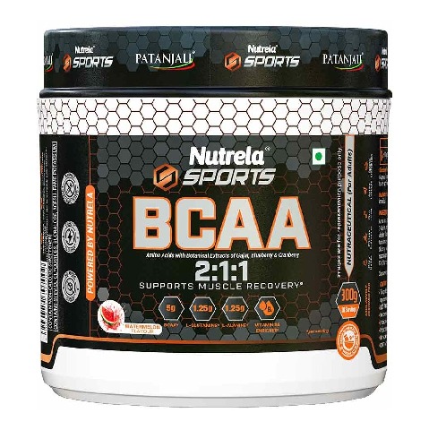 1 - Nutrela Sports BCAA 2:1:1, 0.66 lb 30 Servings Watermelon