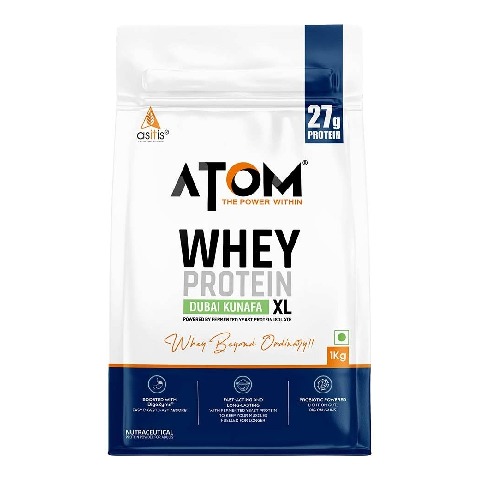 1 - AS-IT-IS Nutrition ATOM Whey Protein XL, 2.2 lb Dubai Kunafa