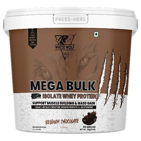 1 - White Wolf Mega Bulk,  11 lb  Belgium Chocolate 