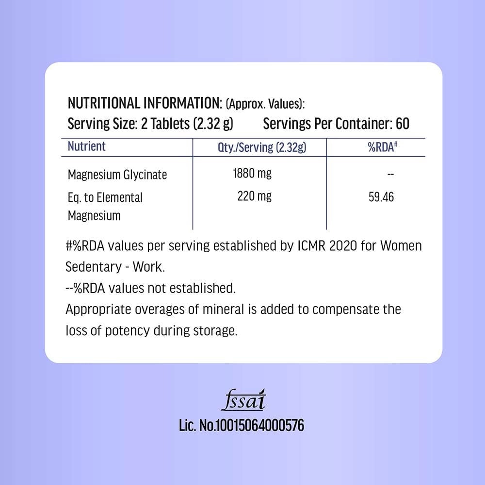 Magnesium Glycinate 120 Tabs and Calcium and Vitamin D3 60 Tabs Combo