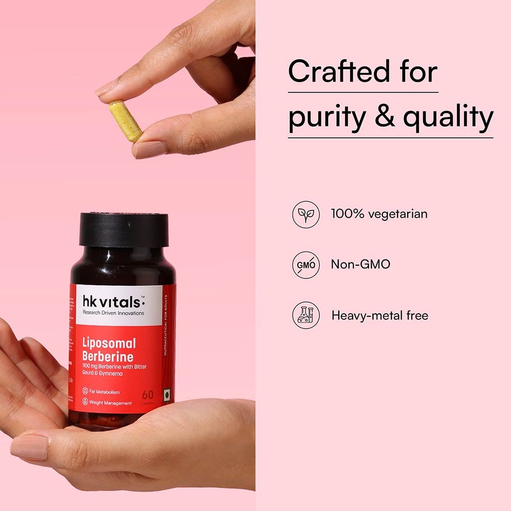 9 - HK Vitals Liposomal Berberine,  60 capsules