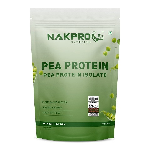 1 - Nakpro Pea Protein Isolate,  2.2 lb  Vanilla 
