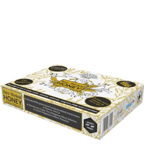1 - FitZup Intra Workout Honey Pack of 20 Shots,  25 g  Unflavoured 