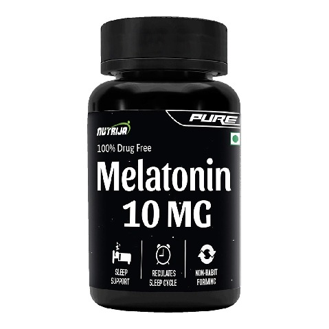 1 - NutriJa Melatonin 10mg, 60 capsules Unflavoured
