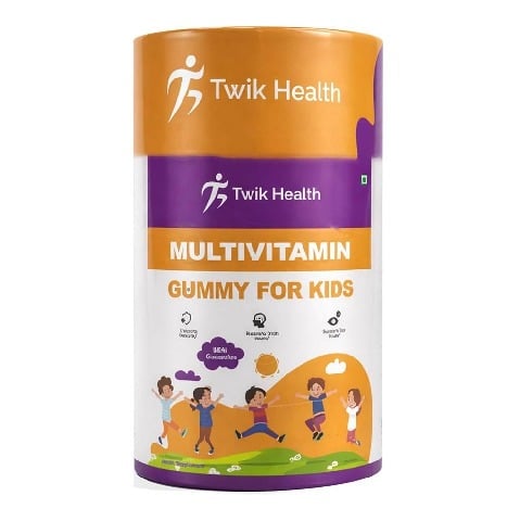 Twik Health Kids Multivitamin, 60 gummies Unflavoured