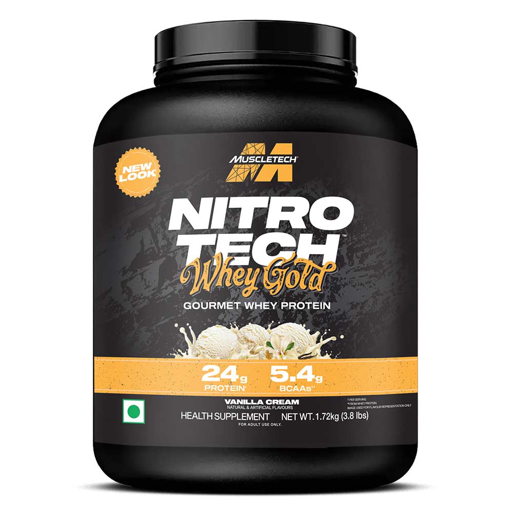 MuscleTech Nitrotech Whey Gold, 3.8 lb Vanilla Cream-image-30