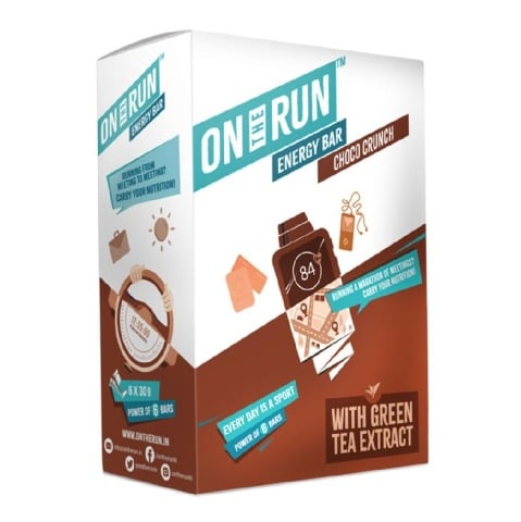3 - On The Run Energy Bar,  6 Piece(s)/Pack  Choco Crunch 