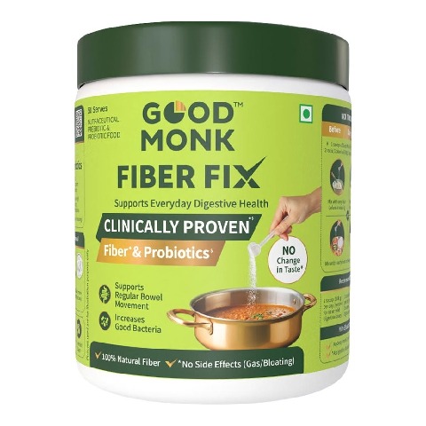 1 - Good Monk Fiber Fix, 154 g Unflavoured