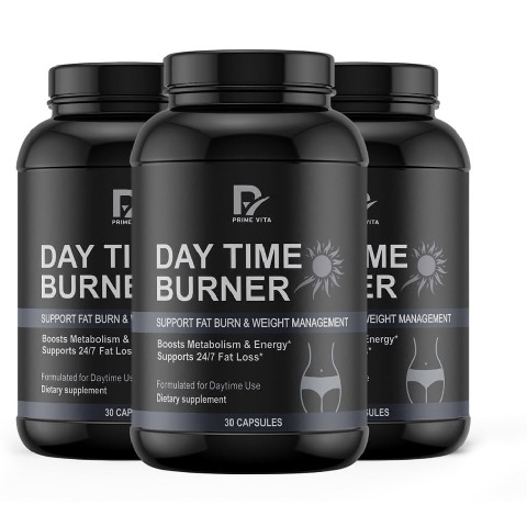 1 - PRIME VITA Day Time Burner, 30 capsules Unflavoured (Pack of 3)