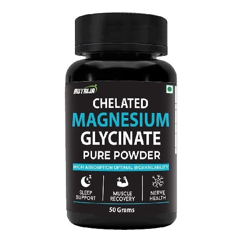 1 - NutriJa Chelated Magnesium Glycinate Pure Powder,  Unflavoured  50 g 